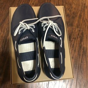 Men’s Crocs boat shoe. 13m